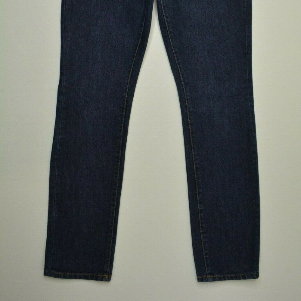 AEROPOSTALE Size 28 x 32‎ Mens SKINNY Leg LOW Rise DARK Wash Denim BLUE JEANS - Picture 2 of 10